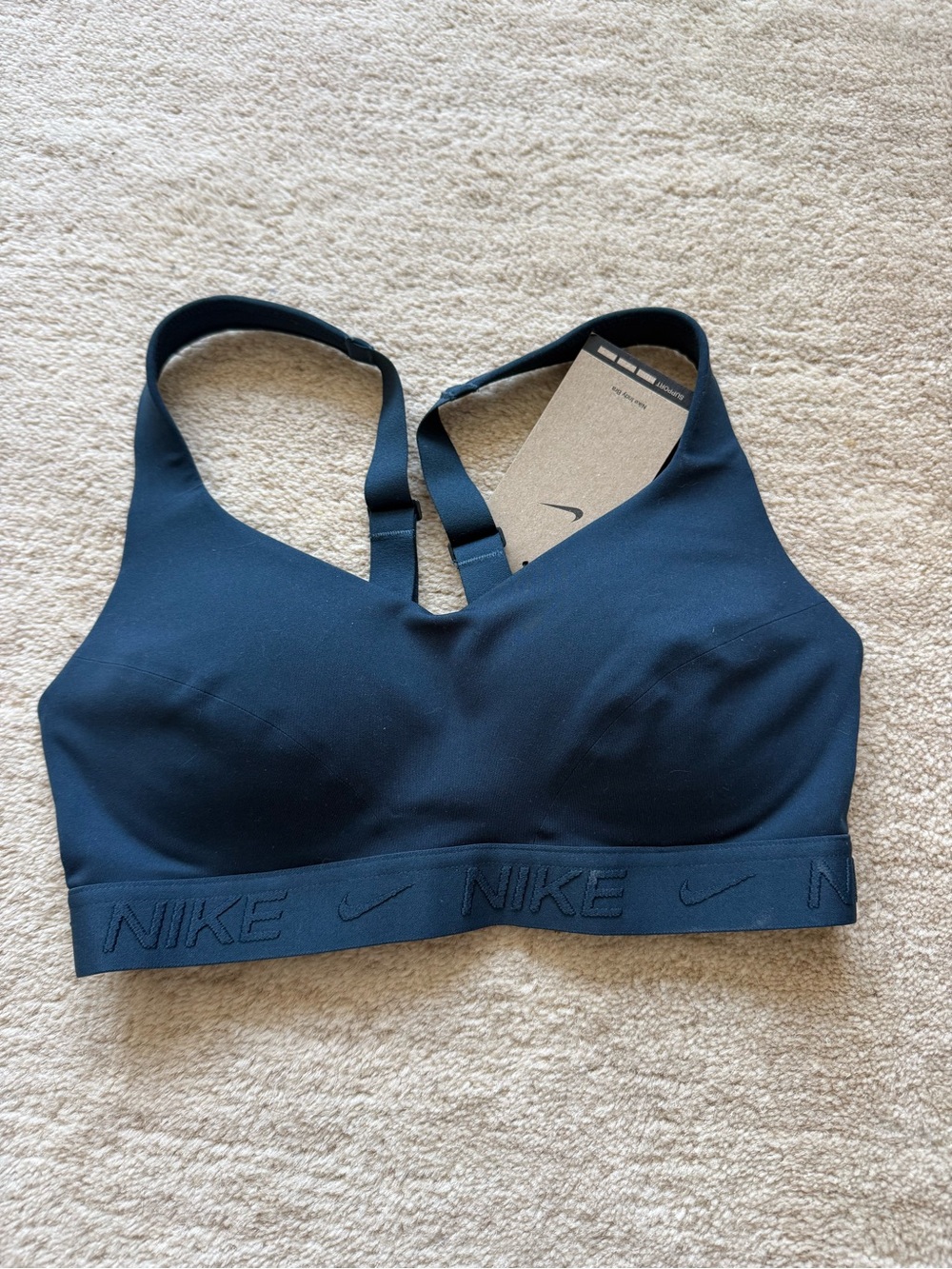 Nike Women's Teal Sports Bra - XS